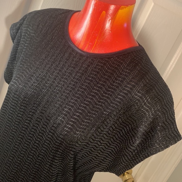 VINTAGE TANJAY Petites Black Top - Picture 6 of 12